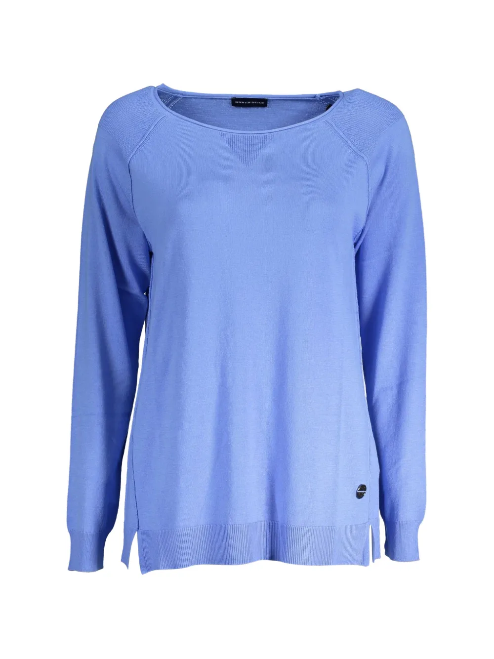 North Sails raglan-sleeve side-slit sweater - Blu