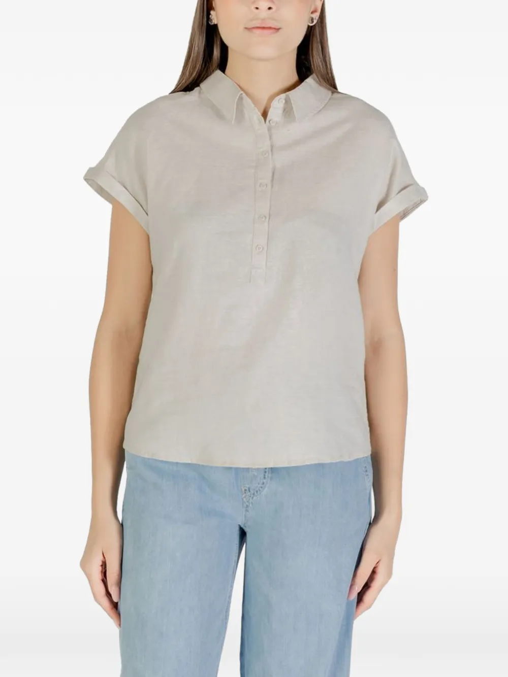 Street One short-sleeve shirt - Nude