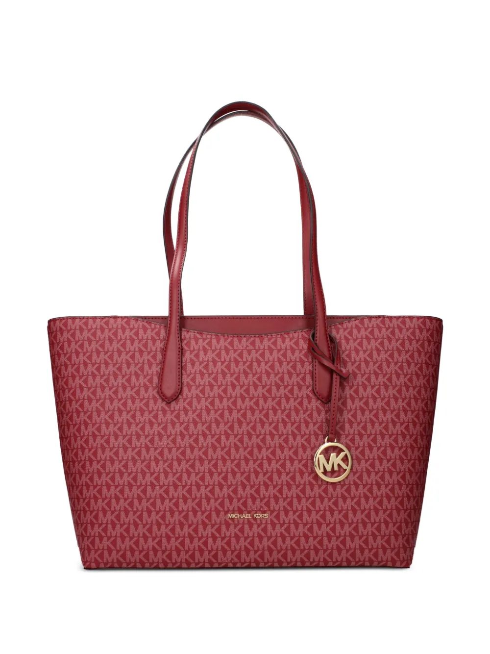 Michael Kors monogram-print tote bag - Rosso