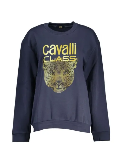 Cavalli Class jaguar-print sweatshirt