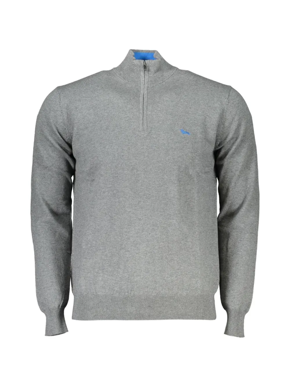 Harmont & Blaine quarter-zip cotton sweater - Grau