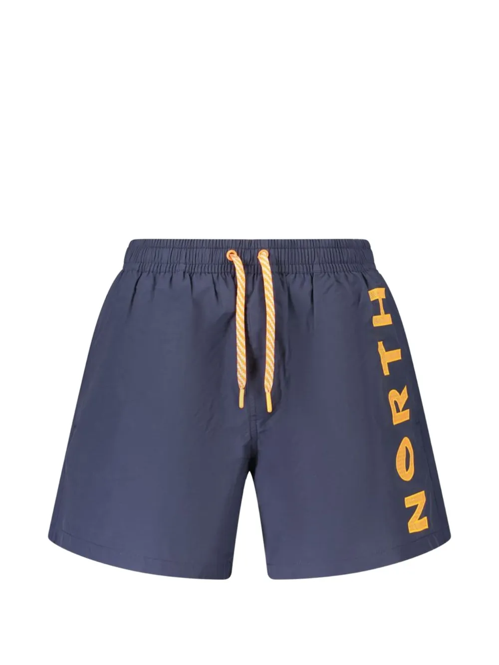 North Sails logo-print drawstring swim shorts - Blu