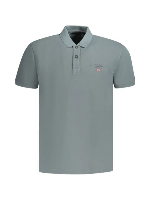 Napapijri embroidered-logo cotton polo shirt