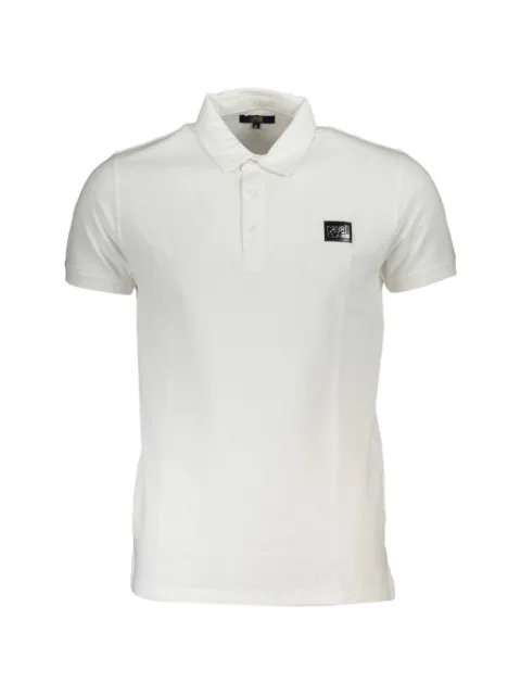 Cavalli Class logo-patch polo shirt