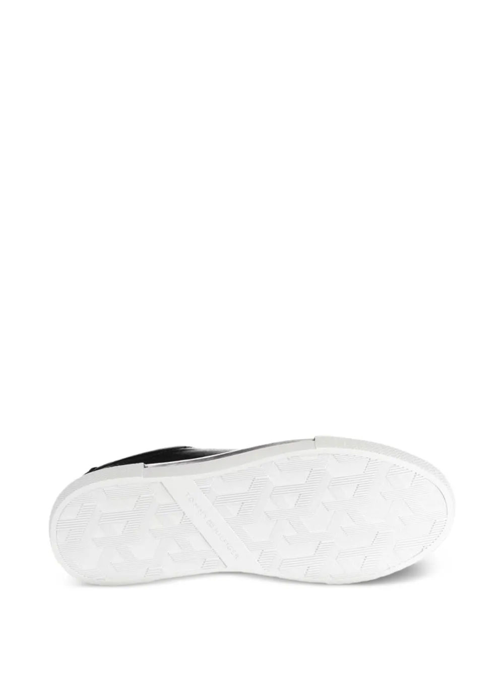 Tommy Hilfiger logo-lettering sneakers Zwart