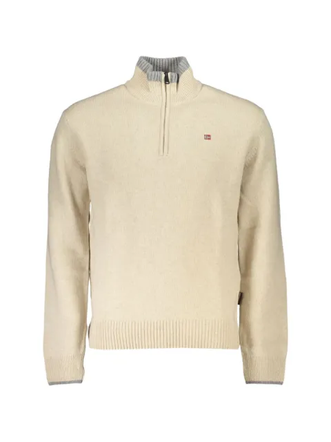 Napapijri quarter-zip wool sweater