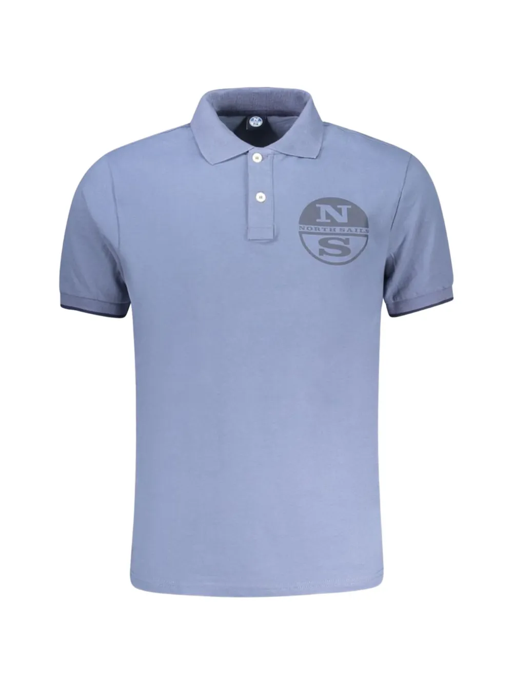 North Sails logo-print polo shirt - Blu