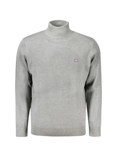 NORWAY 1963 logo-patch high-neck sweater
