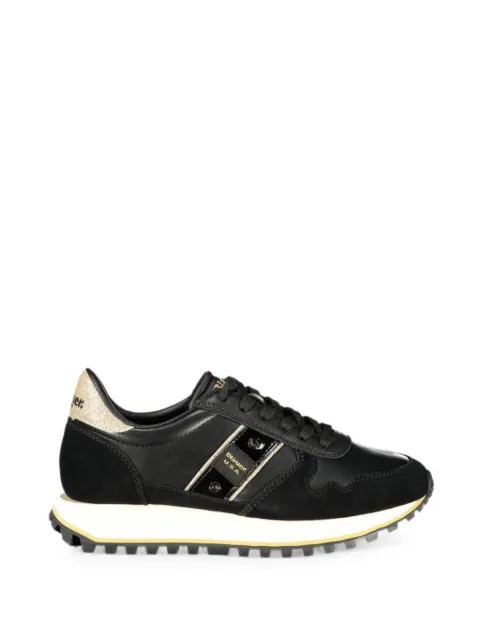 Blauer glitter-detail panelled sneakers