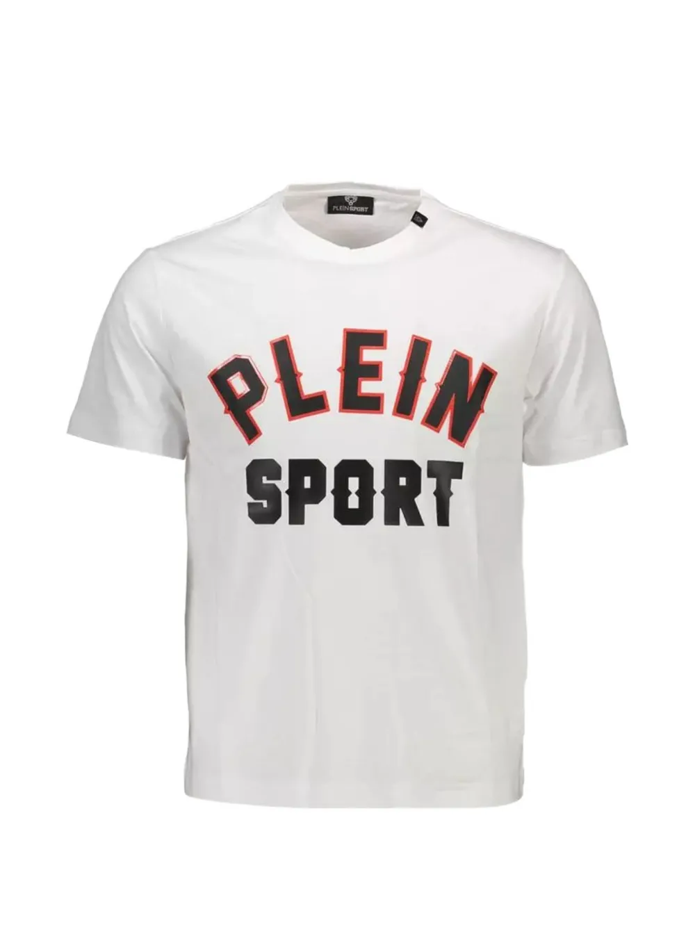 Plein Sport logo-print cotton T-shirt - Bianco