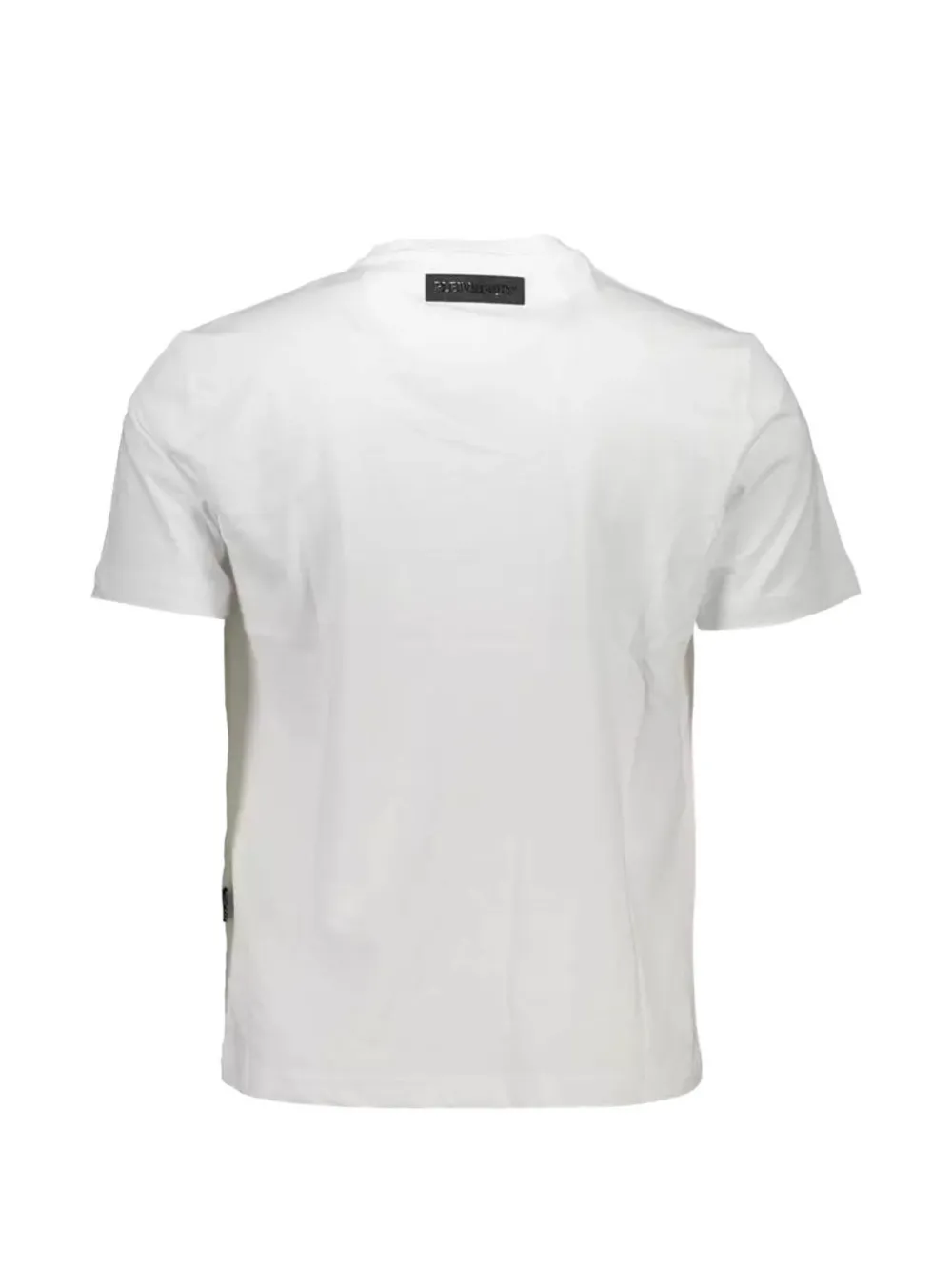 Plein Sport Katoenen T-shirt met logoprint Wit