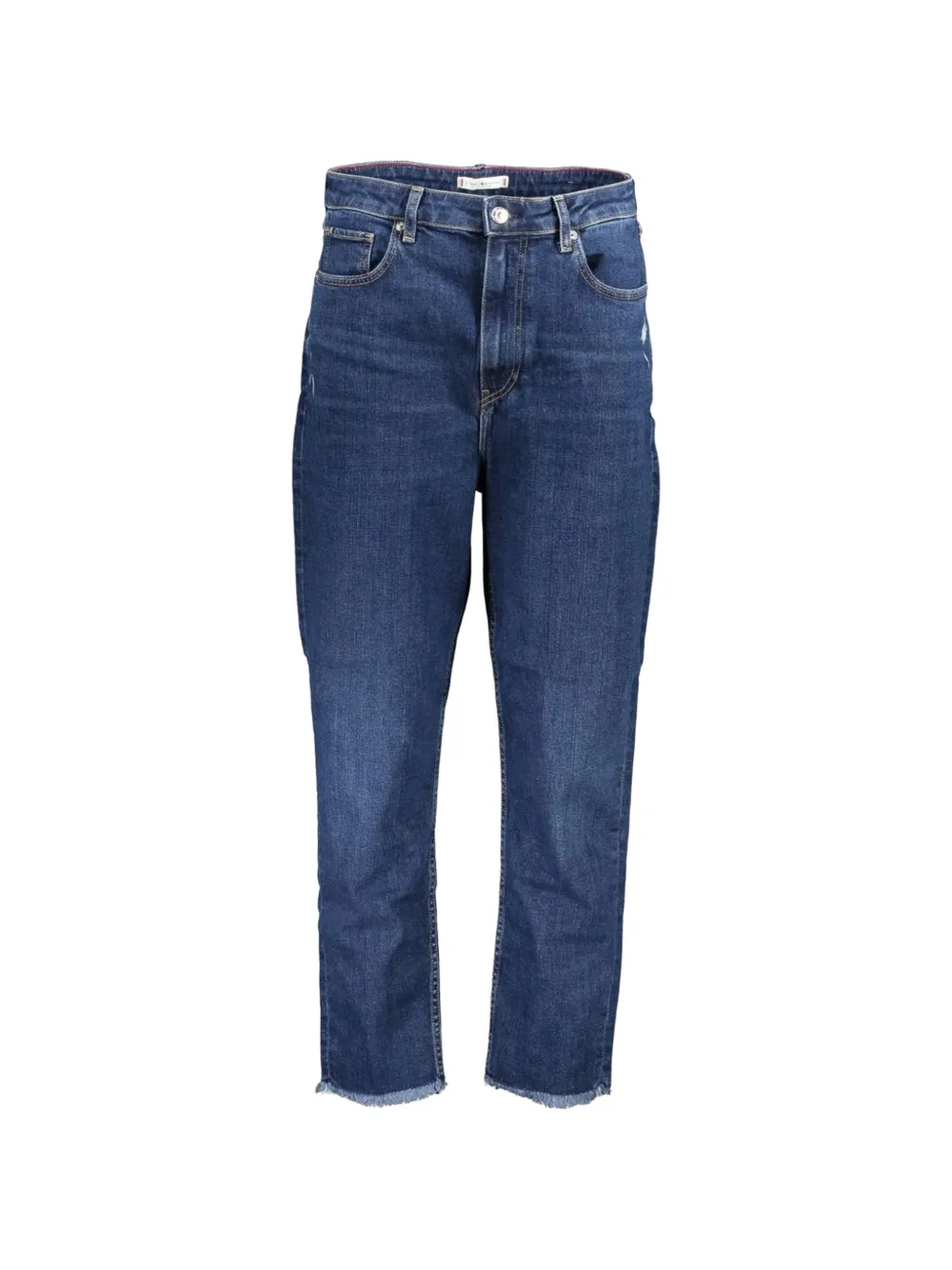 Tommy Hilfiger high-rise raw-hem jeans - Blu