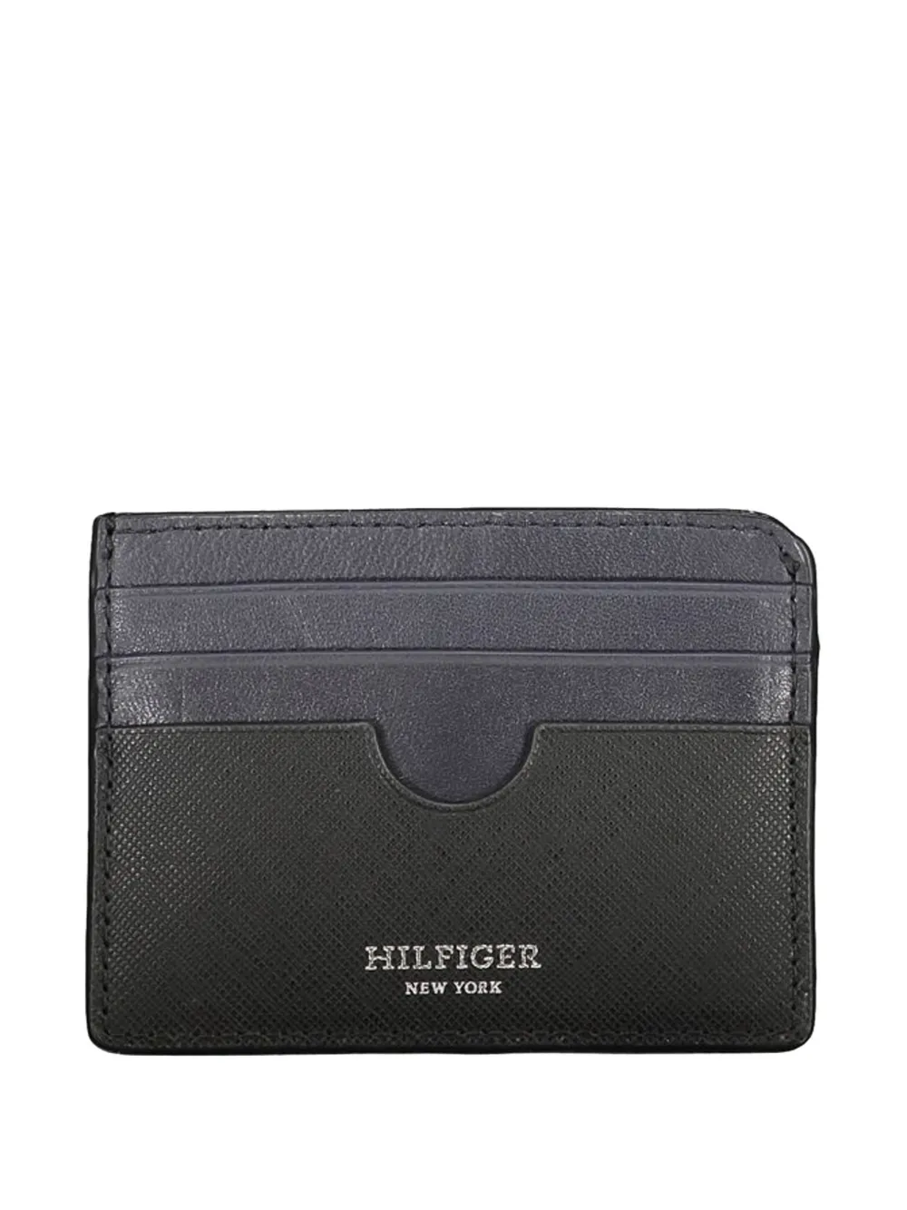 Tommy Hilfiger saffiano-leather card holder - Nero