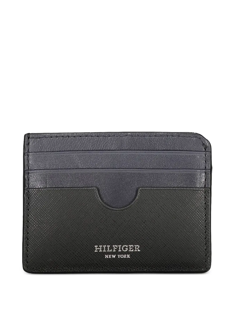 Tommy Hilfiger saffiano-leather card holder - Nero