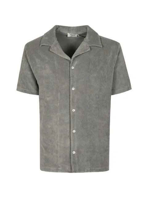 Altea terry-cloth camp-collar shirt
