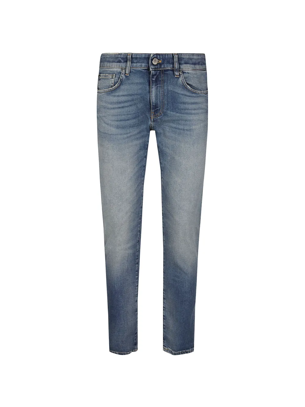 PT Torino faded-effect whiskered jeans - Blu