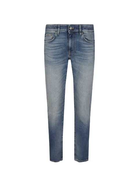 PT Torino faded-effect whiskered jeans