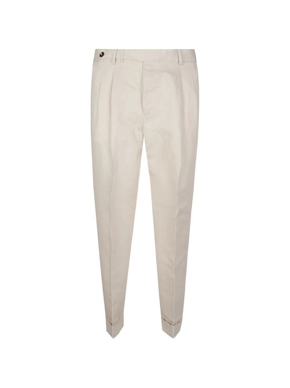 PT Torino pleated linen trousers - Toni neutri