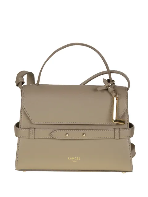 Lancel logo-print leather tote bag