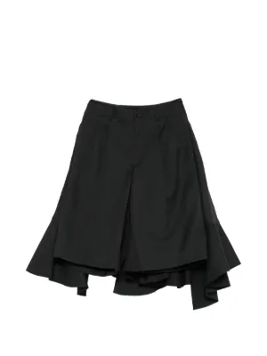 Yohji Yamamoto レイヤード ラップパンツ | ブラック | FARFETCH JP