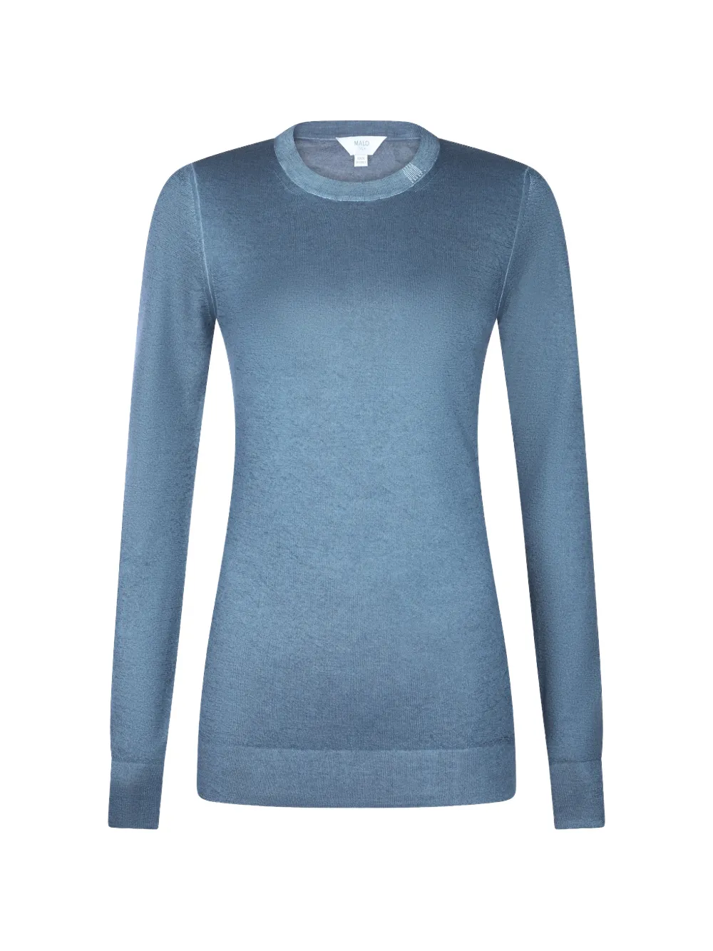 Malo fine-knit sweater - Blau
