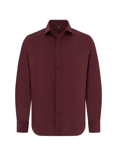 Boggi Milano garment-washed linen shirt