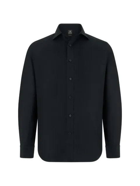 Boggi Milano garment-washed linen shirt