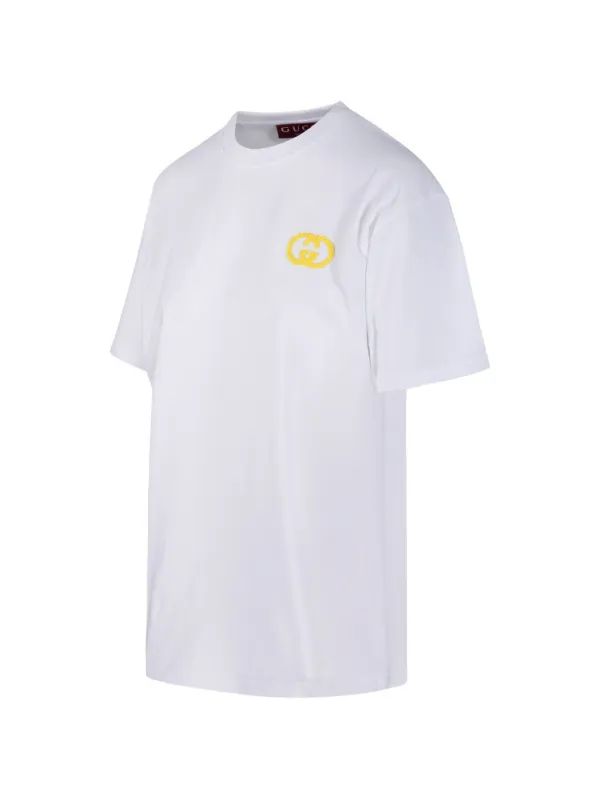 Gucci Interlocking-G logo-detail T-shirt | White | FARFETCH