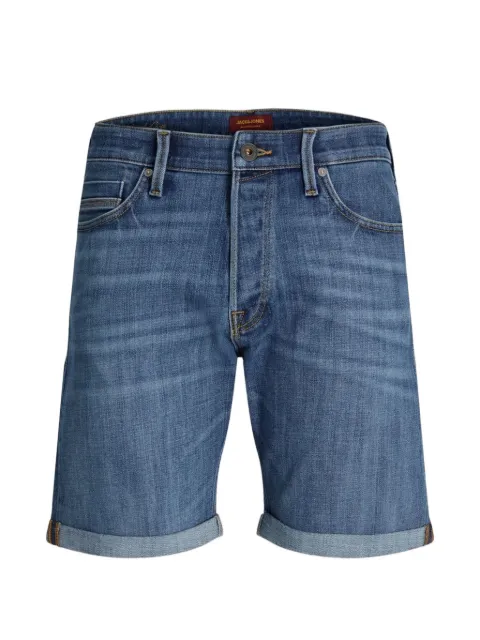 r.d.d. by jack jones cuffed-hem denim shorts