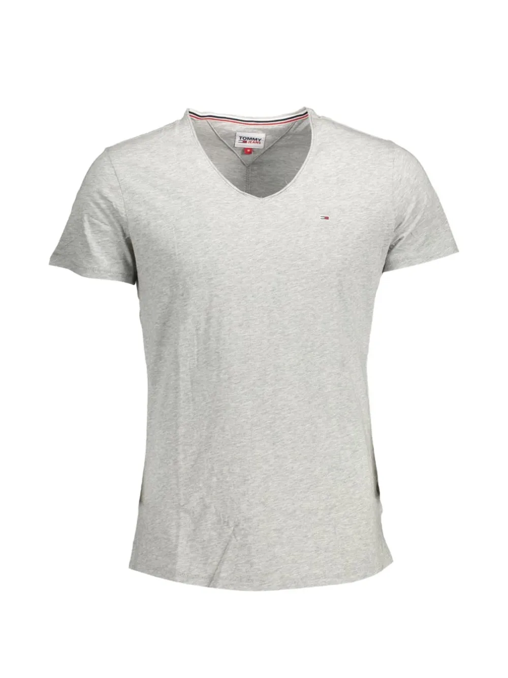 Tommy Jeans V-neck cotton t-shirt - Grau