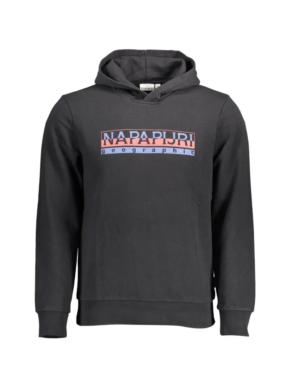 Napapijri Geographic logo-print hoodie - Nero