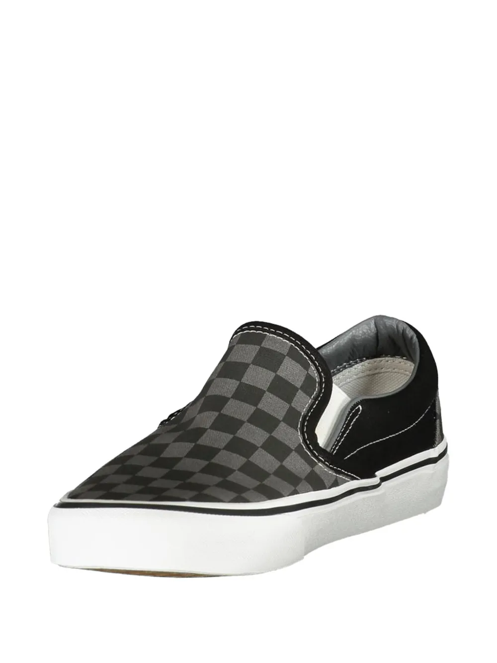 Vans Classic checkered sneakers Zwart