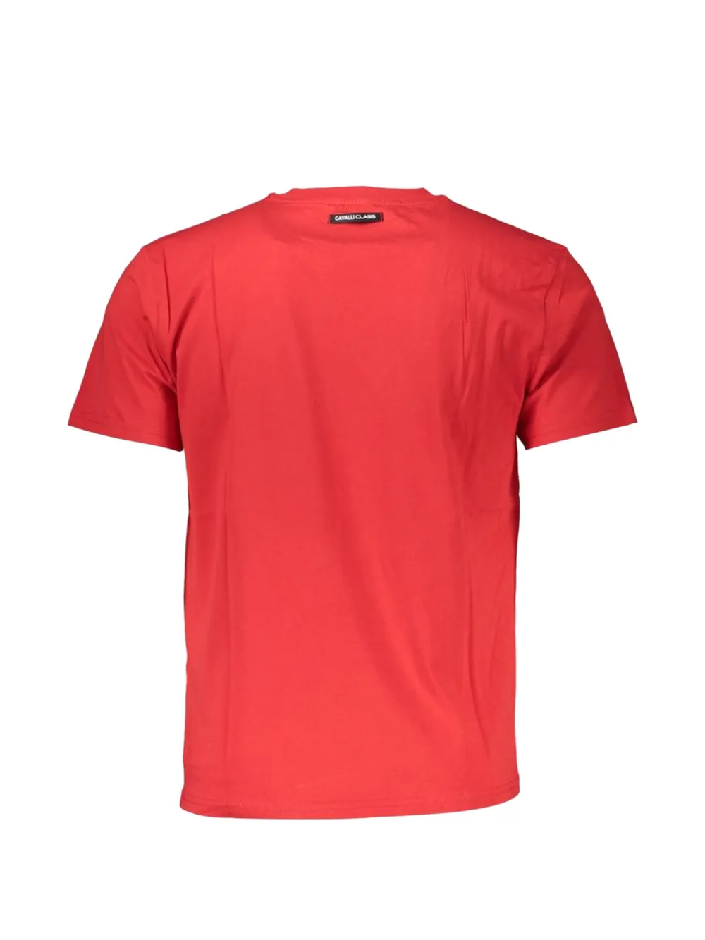 Cavalli Class T-shirt met leeuwprint Rood