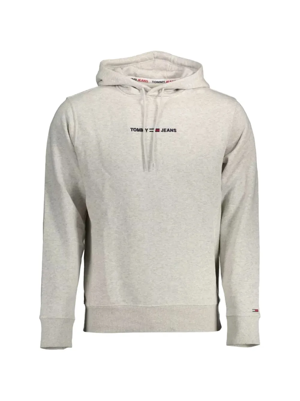 Tommy Hilfiger logo-embroidered hoodie - Grigio