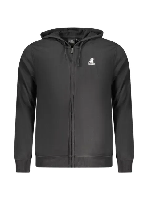 U.S. Grand logo-print zip-up hoodie