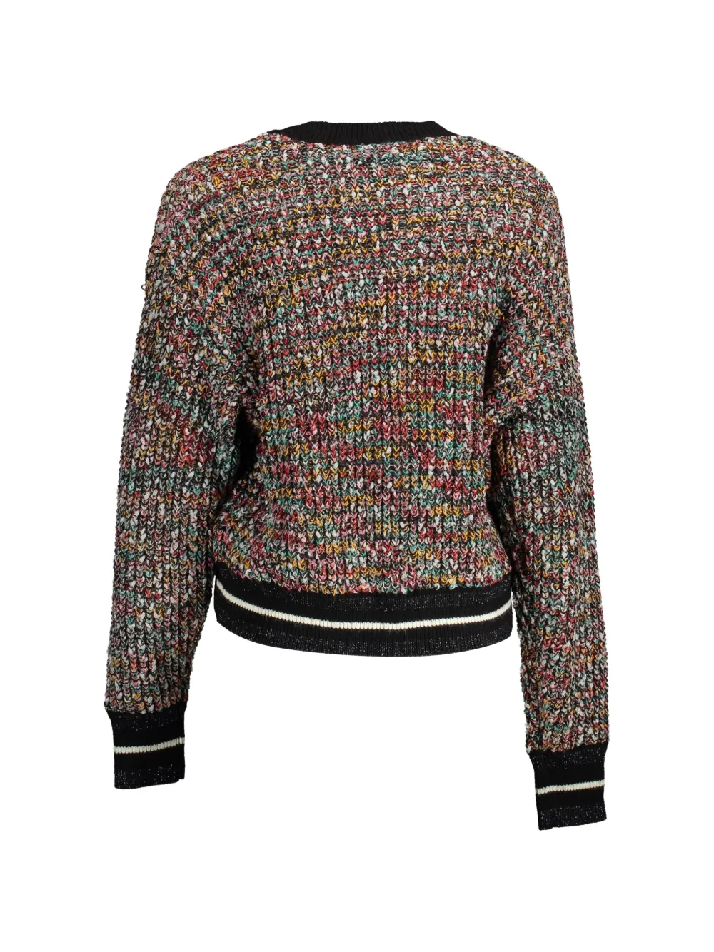 Desigual Gebreide trui met textuur Zwart