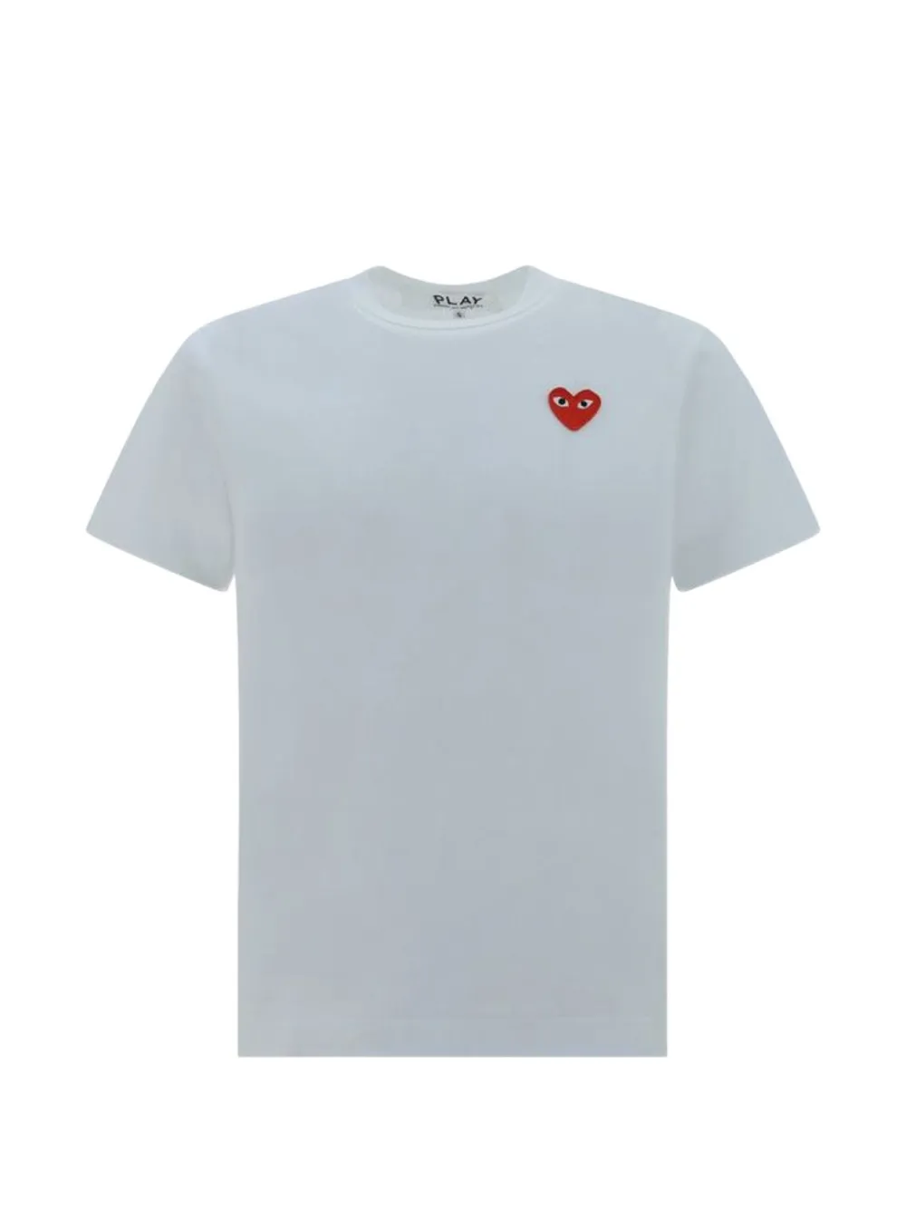 Comme Des Garçons Play heart-patch cotton T-shirt - Bianco