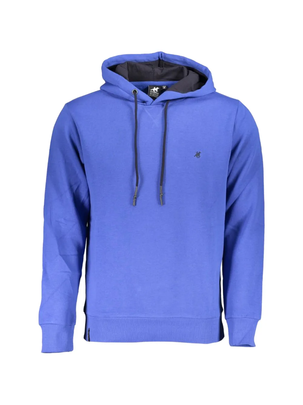 U.S. Grand embroidered-logo cotton hoodie - Blu
