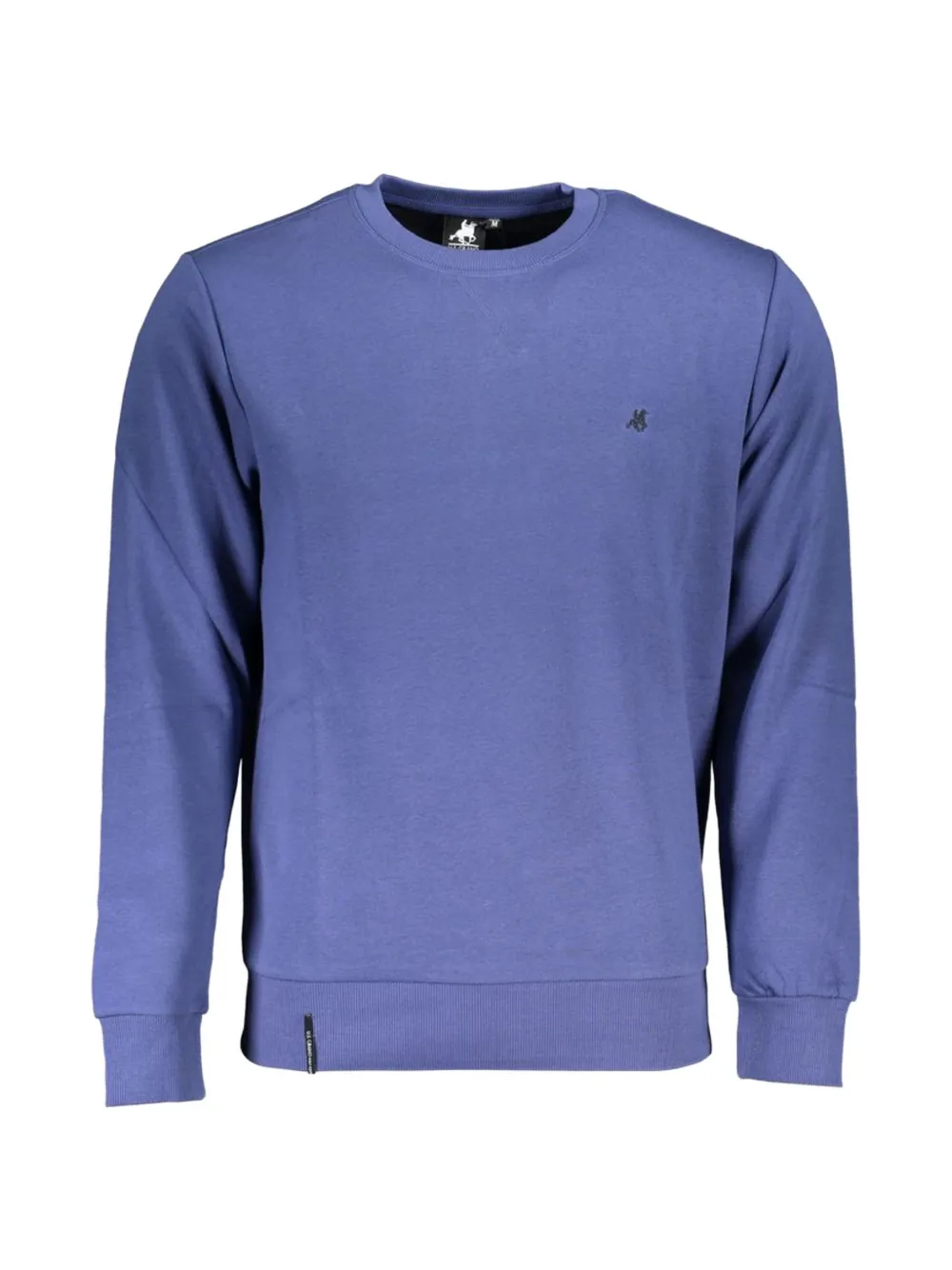 U.S. Grand logo-embroidered crew-neck cotton sweatshirt - Blau