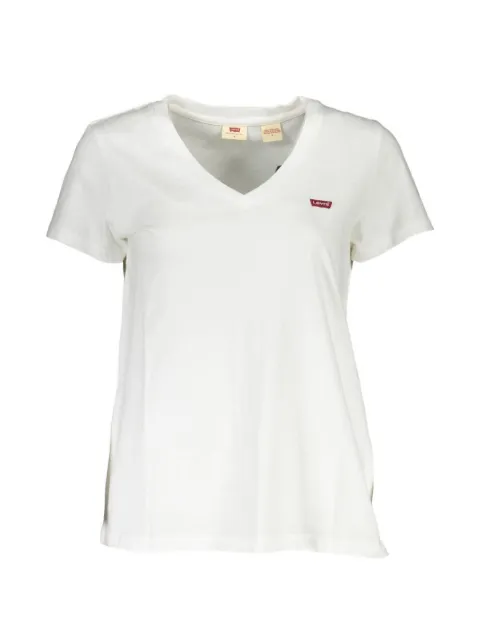 Levi's V-neck logo-patch T-shirt