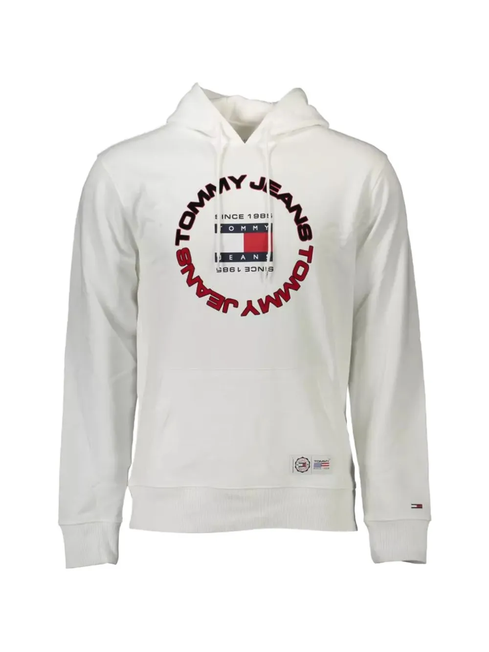 Tommy Hilfiger logo-detail cotton hoodie - Bianco