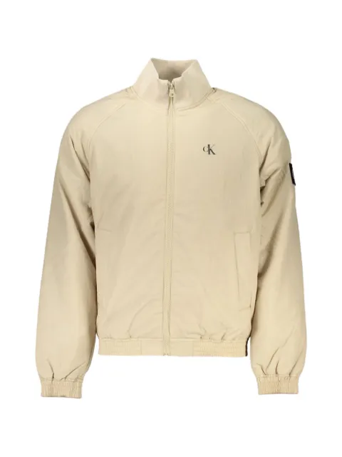 Calvin Klein logo-embroidered bomber jacket