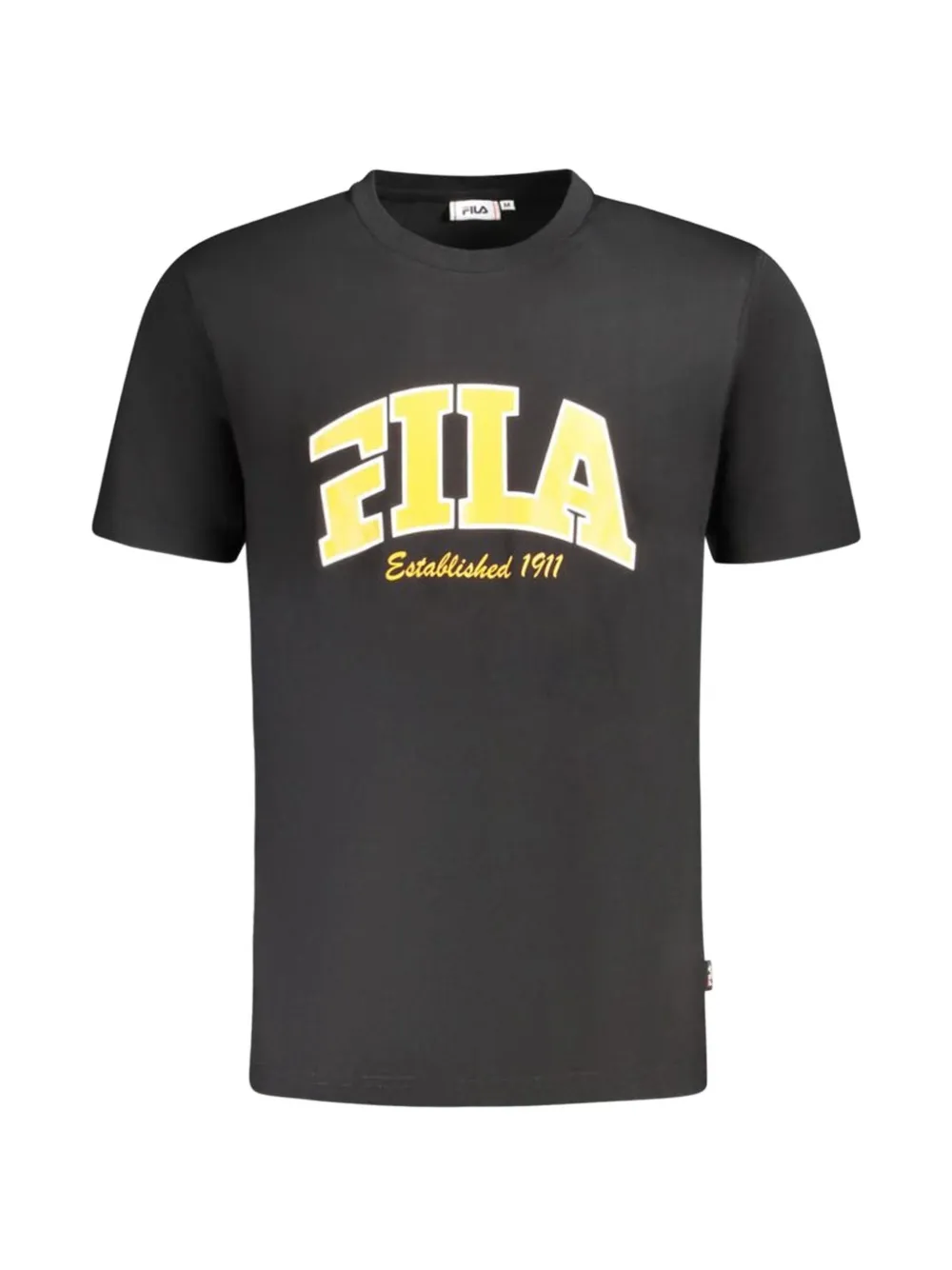 Fila logo-print cotton T-shirt - Nero