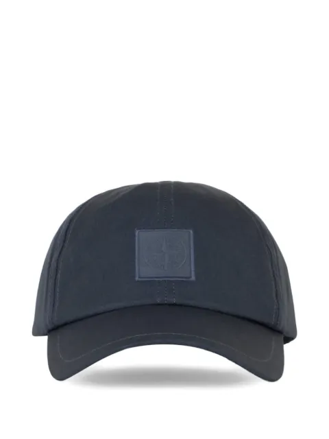 Stone Island gorra con parche del logo