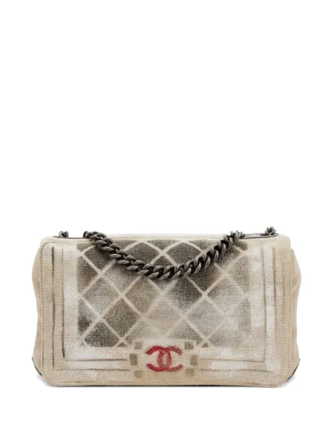 CHANEL Pre-Owned 2014 Art School Oh My Boy Flap shoulder bag
