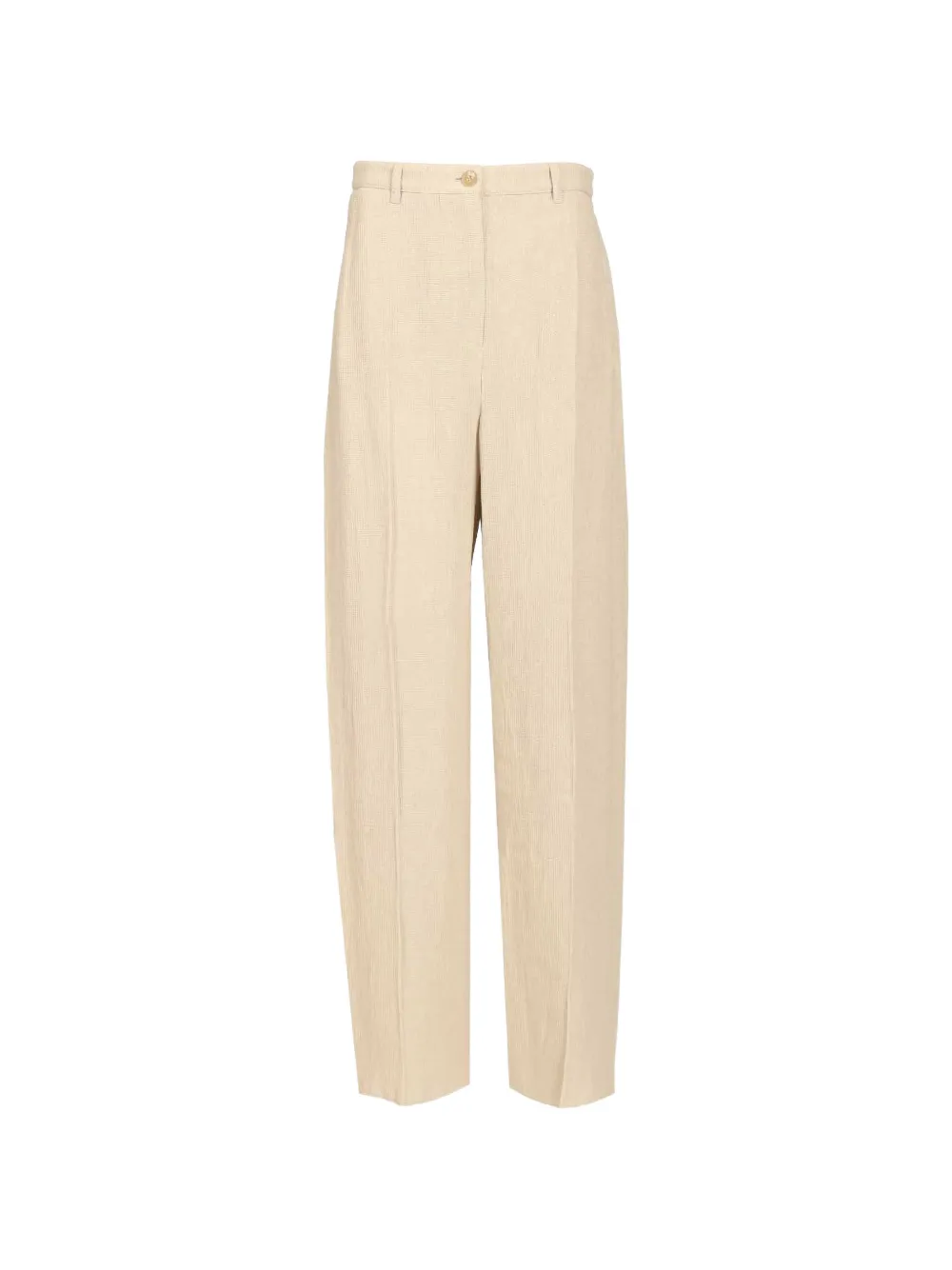 Emporio Armani slub-texture trousers - Toni neutri