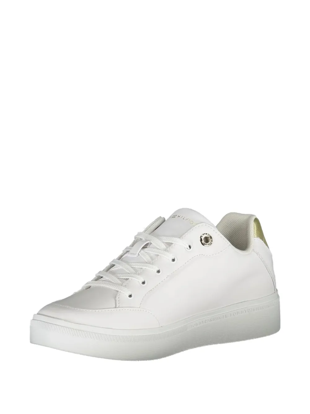 Tommy Hilfiger tricolour-stripe sneakers Wit