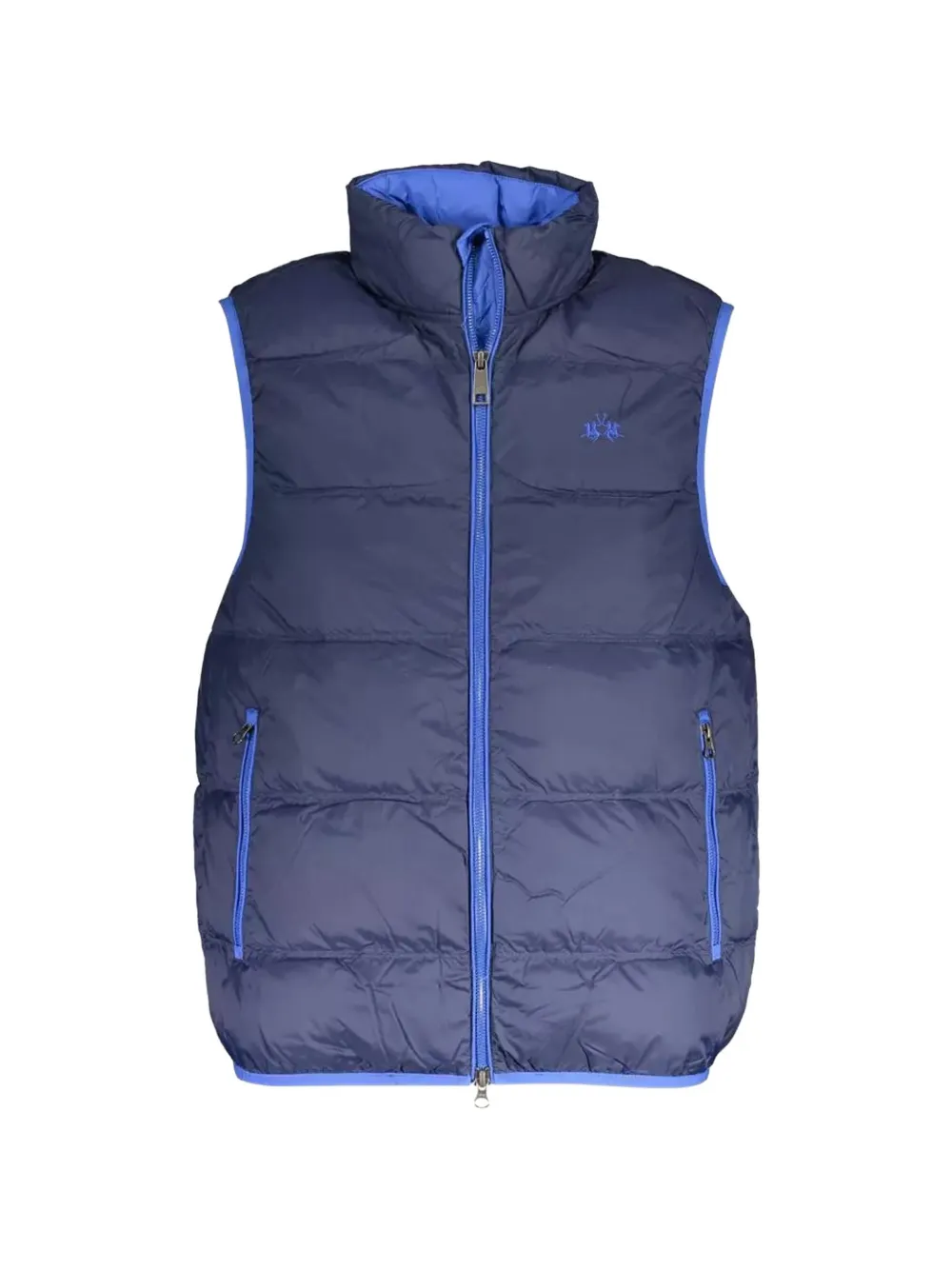 La Martina reversible quilted puffer gilet - Blu