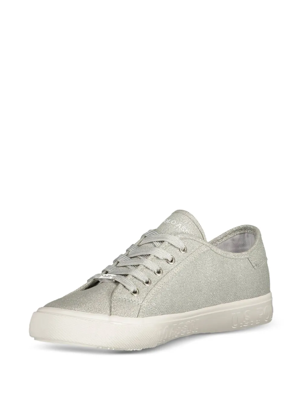 U.S. POLO ASSN. glitter-effect sneakers Zilver