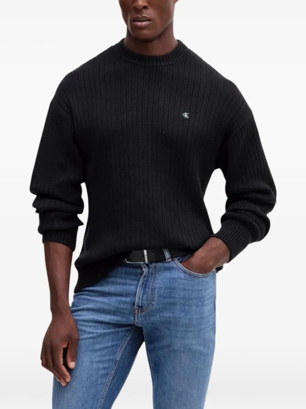 Calvin Klein Jeans cotton sweater - Nero